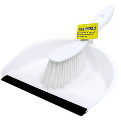 EZ CLEAN Dustpan with Brush Deluxe Cleaning Size Dustpan 12.5x8 inch /brush 9.5 inch Packing 24/Box