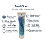 Freshscent™ Shave Gel 0.85 oz clear tube 25ml 720's / Pack