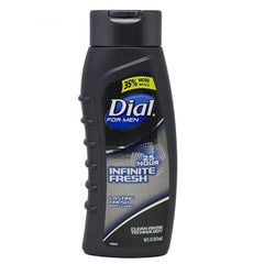 DIAL Body Wash 473ml Men 25hours Infinite Fresh