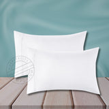 T180 Percale Cotton-Poly Pillow Protector w/7" Flap size 20"x27" STD color White 12/Pack