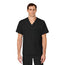 Cook Shirt SHORT SLEEVE V-Neck Twill P/C Color Black 3/Pack