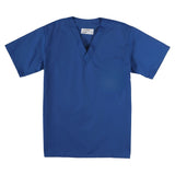 PREM. Scrub TOP V-Neck PULLOVER Style Short Sleeve No Pockets Twill Fabric 5.5oz Poplin 65/35 P/C Multi-Color sizes XS-XL