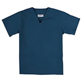 PREM. Scrub TOP V-Neck PULLOVER Style Short Sleeve No Pockets Twill Fabric 5.5oz Poplin 65/35 P/C Multi-Color sizes XS-XL