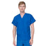 PREM. Scrub TOP SHIRT V-Neck Short Sleeve 1 Chest Pocket Twill Fabric 4.5oz Poplin 65/35 P/C Multi-Color sizes XS-XL 3/Pack