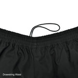 PREM. Chef Pant CARGO Style Elastic Waist Band with Drawstring & 6 Pockets P/C Twill Fabric Color Black sizes XS-XL