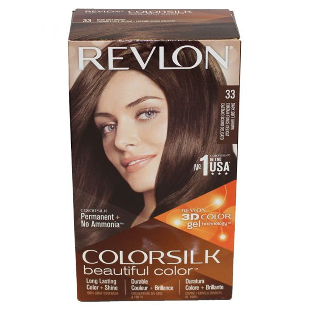 REVLON Colorsilk #33 Dark Soft Brown 3/Pack – HospitalityEmporium