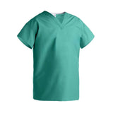 STD. Scrub TOP SHIRT Colored Trims Color Mist Green sizes XS-2XL 