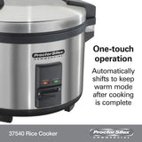 Proctor Silex Commercial 40 Cup Rice / Oatmeal Cooker 1/ Pack