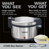 Hamilton Beach Commercial 240V/2500W 90 Cup Rice / Oatmeal Cooker / Warmer