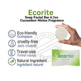 Ecorite Soap Facial Bar 0.7oz Cucumber-Melon Fragrance 288's/ Pack