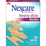 NEXCARE Bandages Heavy Duty 40Pcs Healthcare Assorted Colors Packaging 12/Box