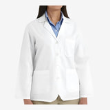 PREM. SHORT COUNTER Coat Button Closure 3 Pockets P/C Color White/Navy/Royal Blue sizes XS-XL 3/Pack