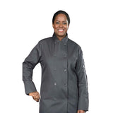 Premium Colored Chef Coat Poly/Cotton Twill Short Sleeve with Sleeve Pocket w/Matching Plastic Button Closure Available sizes XS-XL  