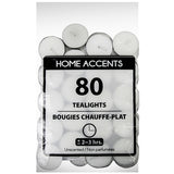 HOME ACCENTS Candle Tealight 80Pk/Bag Home Accessories Packing 16/Box