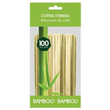 GOURMET Bamboo Coffee Stirrer 100Pcs Kitchenware