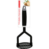 GOURMET Soft Grip SS/Nylon Masher Kitchenware 10 inch Black 10/Pack