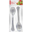 GOURMET Spoon & Fork Serving Set Kitchenware Color Clear Packaging 24/Box