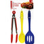 GOURMET Silicone Cooking Utensils Mini 3 Pcs Kitchenware Size 8 inch Packaging 12/Box