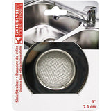 GOURMET Sink Strainer Mesh Stainless Steel Kitchenware Size 3 inch