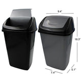 STERILITE Wastebasket Swing Top 15L Plasticware Packaging 12/Box