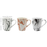 CLARO Mug Bone China Marble Design Size 12oz Tableware Packing 24/Box