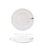 GOURMET White Dessert Plate 8 inch 100% Melamine Plasticware Packaging 24/Box