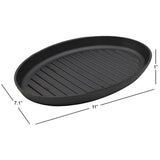 GOURMET Cast Iron Steak Plate Size 11x7x1 inch Cookware Packing 6/Box