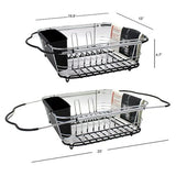 STERILITE Sink Rack Expandable Plasticware Size 13x16 inch Packaging 6/Box