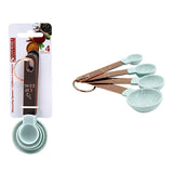 GOURMET Speckle Turquoise Measuring Spoon 4 Pcs Kitchenware