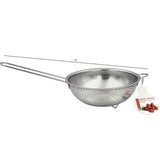 GOURMET Strainer Basket Stainless Steel with Handle Kitchenware Size 8 inch