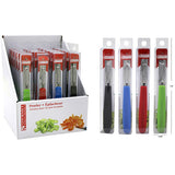 GOURMET Peeler S/S PDQ Kitchenware 4 Assorted Colors