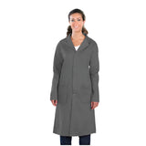 Long Coat Dome Closure 3 Outside Pockets 7.1oz Twill 100% Spun Poly Multi-Color sizes XS-XL 3/Pack