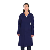 Long Coat Dome Closure 3 Outside Pockets 7.1oz Twill 100% Spun Poly Multi-Color sizes XS-XL 3/Pack