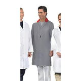 Long Coat Dome Closure 2 Outside Pockets 7.1oz Twill 100% Spun Poly Multi-Color sizes XS-XL