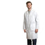 PREM. LAB Coat Men’s Dome Closure 3 Pockets Twill Fabric 8.2oz 100% Cotton Color White sizes XS-XL 3/Pack