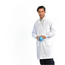 PREM. LAB Coat Men’s Snap Closures Elastic Cuffs 3 Pockets 100% Cotton Color White sizes XS-XL 3/Pack