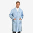 PREM. LAB Coat Men’s Snap Closure 3 Pockets P/C Color LIGTH BLUE sizes XS-XL 3/Pack