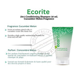 Ecorite 2in1 Conditioning Shampoo 30 mL Cucumber-Melon Fragrance 288's/ Pack