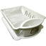 STERILITE Sink Set Large 2 Pcs Plasticware Size 21x15x6 inch Color White Packaging 6/Box