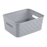 STERILITE Basket Criss Cross Small Plasticware Size 10x8x4 inch Packaging 8/Box