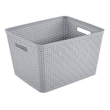 STERILITE Basket Criss Cross Tall Plasticware Size 14x11x8 inch Packaging 6/Box