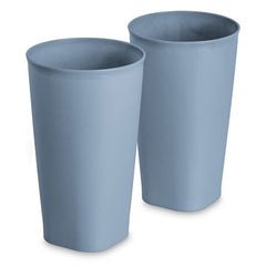 STERILITE Washed Blue/Grey Tumbler 2Pcs 32oz Plasticware Packaging 16/Box