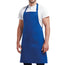 STD. Bib Apron FULL Length in With 3 Pockets Twill Fabric 100% Polyester Multi-Color 12/Pack