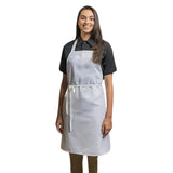 STD. Bib Apron SHORT Length No Pockets Twill Fabric 6.4-oz 100% SpunPoly size 30in W x 33in L Multi-Color 