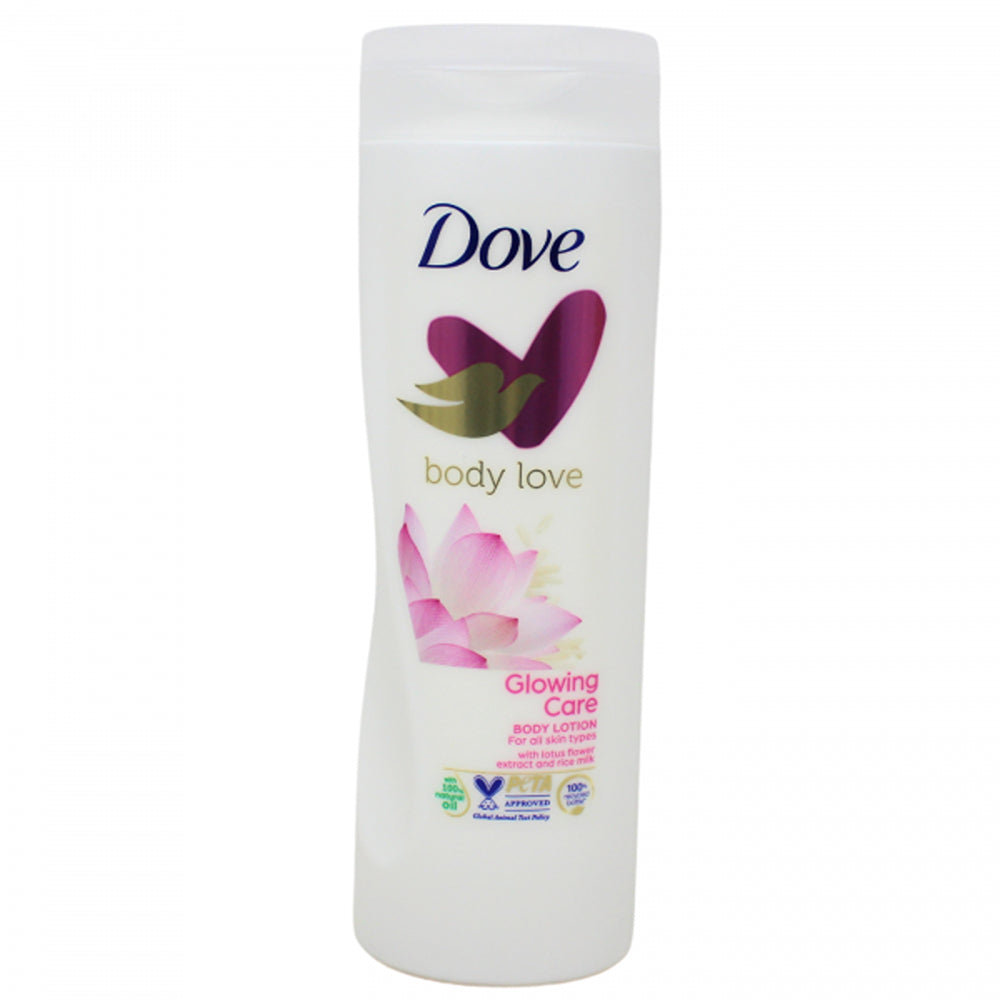 DOVE Body Lotion 400ml Lotus Flower Rice Milk 6/Pack HospitalityEmporium