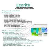 Guest Sanitization Hygiene Kit EcoRite 10 items count in Zipper Vinyl Bag Pack of 24's