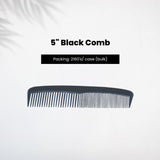 FreshScent 5" Black Comb