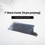 FreshScent 7" Black Comb (144 pieces per polybag)