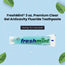 FreshMint 3 oz. Premium Clear Gel Anticavity Fluoride Toothpaste (ADA Approved) 72's units/cs