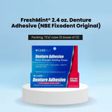 FreshMint 2.4 oz. Denture Adhesive (NBE Fixodent Original) 72's units/cs